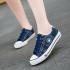 Fashion Women Denim Casual Female Summer Canvas Shoes Lace Up Ladies Basket Femme Stars Tenis Feminino Sneakers